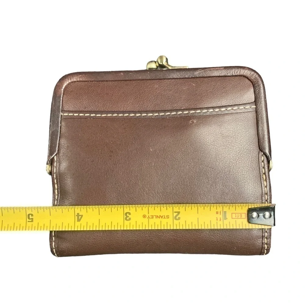 Coach vintage mahagony brown small clutch wallet - Picture 4 of 16